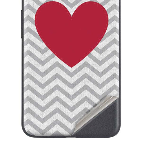 Chevron Heart Google Pixel 5 Skin